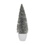 Sapin de Noël Moyen Argenté Blanc (10 x 33 x 10 cm)