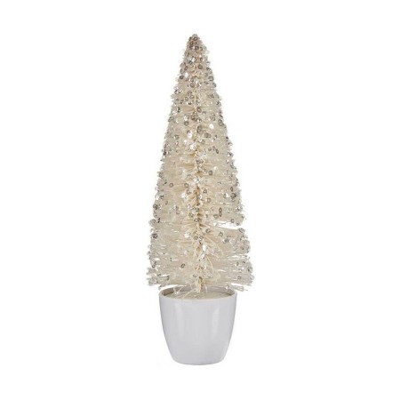 Sapin de Noël Moyen Blanc (10 x 33 x 10 cm)