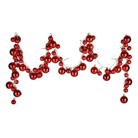 Guirlande de boules LED Rouge (236 cm)
