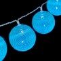 Guirlande de boules LED Ø 6 cm Turquoise (2 m)