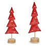 Sapin de Noël Rouge Bois Velours (8 x 40 x 13 cm)