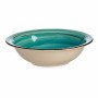 Assiette creuse Turquoise Grès 12 Unités (21 x 5,5 x 21 cm)