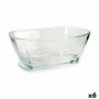 Bol Transparente Vidrio 340 ml (6 Unidades)