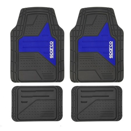 Set de Alfombrillas para Coche Sparco F511 Negro/Azul