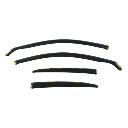 Déflecteur de vent HEKO 10255 4D Frontal Arrière 4 pcs