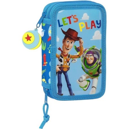 Plumier double Toy Story Let's Play Bleu (28 pcs)