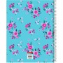 Libreta Bohemian Rosa Turquesa A4