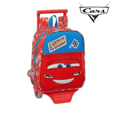 Mochila Escolar con Ruedas 805 Cars Mc Queen