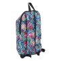 Mochila Infantil Moos Flowers Multicolor (22 x 39 x 10 cm)