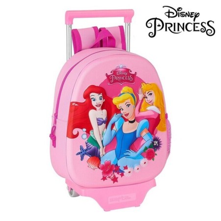 Cartable 3D avec roulettes 705 Princesses Disney Rose