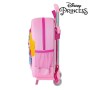 Mochila Escolar 3D con Ruedas 705 Princesses Disney Rosa