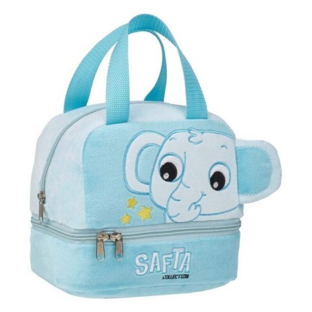 Sac à goûter Safta Elephant Bleu clair (20 x 20 x 15 cm)