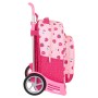 Mochila Escolar con Ruedas BlackFit8 Berry Brilliant Rosa