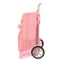 Mochila Escolar con Ruedas Glow Lab Enjoy the Ride Coral (30 x 46 x 14 cm)