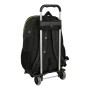 Mochila Escolar con Ruedas Batman Comix Negro Amarillo (32 x 44 x 16 cm)