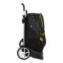 Mochila Escolar con Ruedas Batman Comix Negro Amarillo (32 x 44 x 16 cm)