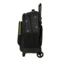 Mochila Escolar con Ruedas Batman Comix Negro Amarillo (33 x 45 x 22 cm)