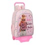 Mochila Escolar con Ruedas Barbie Sweet Rosa (33 x 42 x 14 cm)