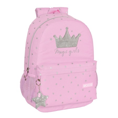 Cartable Moos Magic girls Rose (30 x 46 x 14 cm)