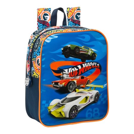 Cartable Hot Wheels Challenge Multicouleur Blue marine (22 x 27 x 10 cm)