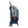 Cartable à roulettes Hot Wheels Challenge Blue marine (32 x 42 x 14 cm)