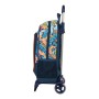 Cartable à roulettes Hot Wheels Challenge Blue marine (32 x 42 x 14 cm)