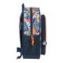 Mochila Escolar Hot Wheels Challenge Multicolor Azul marino (32 x 38 x 12 cm)