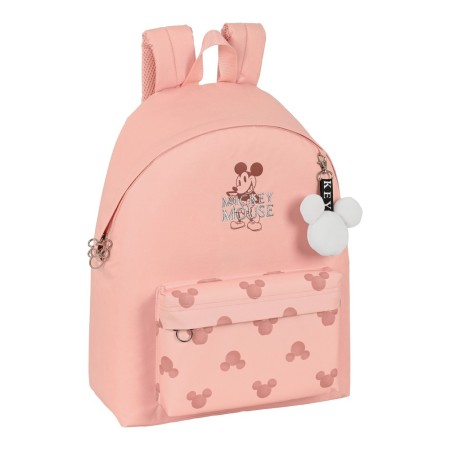 Mochila Escolar Mickey Mouse Clubhouse Cotton Rosa (33 x 42 x 15 cm)