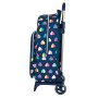 Cartable à roulettes Benetton Corazones Blue marine (30 x 46 x 14 cm)