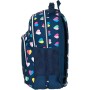 Cartable Benetton Corazones Multicouleur Blue marine (32 x 42 x 15 cm)