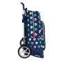 Cartable à roulettes Benetton Corazones Blue marine (30 x 46 x 14 cm)