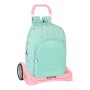 Cartable à roulettes Benetton World Menthe (30 x 46 x 14 cm)