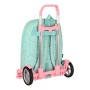 Mochila Escolar con Ruedas Benetton World Menta (30 x 46 x 14 cm)
