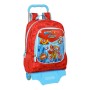 Cartable à roulettes SuperThings Kazoom Kids Rouge Bleu clair (32 x 42 x 14 cm)