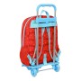 Cartable à roulettes SuperThings Kazoom Kids Rouge Bleu clair (32 x 42 x 14 cm)