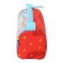 Estuche Escolar SuperThings Kazoom Kids Rojo Azul claro (21 x 8 x 7 cm)