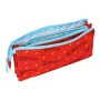 Portatodo Triple SuperThings Kazoom kids Rojo Azul claro (22 x 12 x 3 cm)