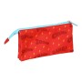 Portatodo Triple SuperThings Kazoom kids Rojo Azul claro (22 x 12 x 3 cm)