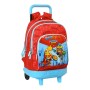 Cartable à roulettes SuperThings Kazoom kids Rouge Bleu clair (33 x 45 x 22 cm)