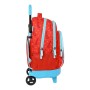 Cartable à roulettes SuperThings Kazoom kids Rouge Bleu clair (33 x 45 x 22 cm)