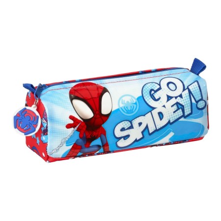 Trousse d'écolier Spiderman Spidey Rouge Bleu (21 x 8 x 7 cm)
