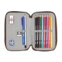 Plumier double Jurassic World Dominion Marron (28 pcs)