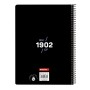 Libreta Real Madrid C.F. Negro Blanco A5