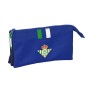 Portatodo Triple Real Betis Balompié Azul (22 x 12 x 3 cm)