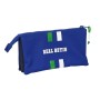 Trousse Fourre-Tout Triple Real Betis Balompié Bleu (22 x 12 x 3 cm)