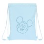 Sac à dos serré par des ficelles Mickey Mouse Clubhouse Bleu clair (26 x 34 x 1 cm)