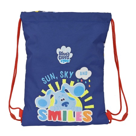 Bolsa Mochila con Cuerdas Blue's Clues Azul marino (26 x 34 x 1 cm)