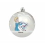 Bola de Navidad Frozen Memories Plateado 6 Unidades Plástico (Ø 8 cm)