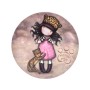 Set Gorjuss Purrrrrfect love Taza Posavasos 2 Piezas Cerámica Leopardo