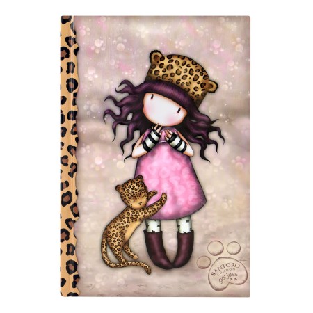 Journal intime Gorjuss Purrrrrfect love Jeunes Léopard (12,5 x 18,5 x 1,5 cm)